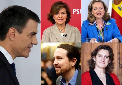 Sánchez nombrará cuatro vicepresidencias: Calviño, Ribera, Iglesias y Calvo