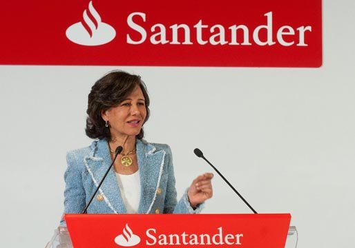 El Santander obtiene en 2019 un beneficio de 6.515 millones de euros y se dispara en bolsa