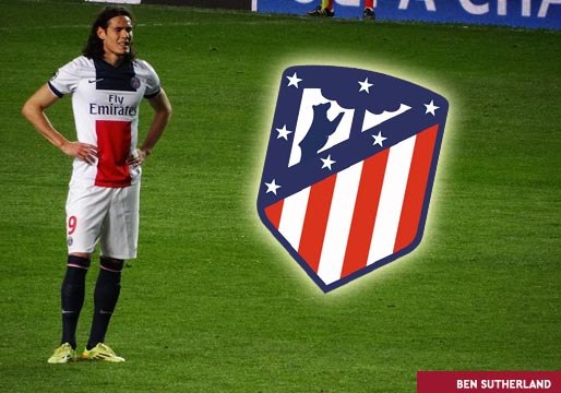 Cavani ya es jugador del Atlético de Madrid