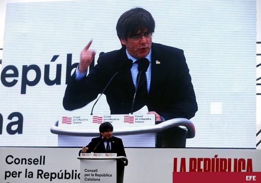El mitin de Carles Puigdemont en Perpiñán
