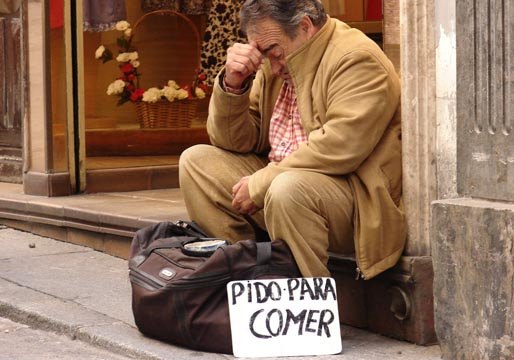 La pobreza en España es la séptima más alta de Europa