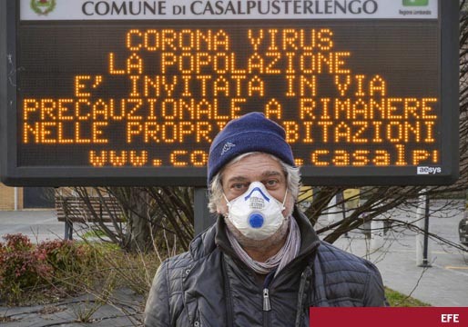 Italia, contra las cuerdas por el coronavirus