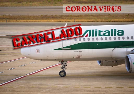 El Gobierno de la Nación prohíbe los vuelos directos desde Italia a España