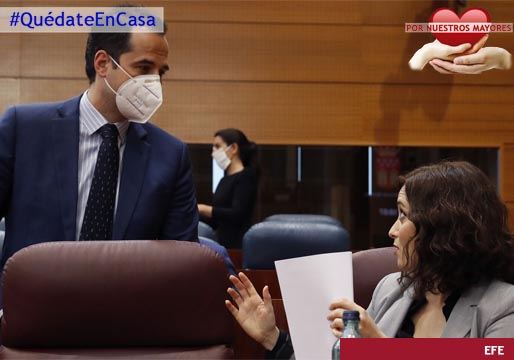 Crisis de gobierno entre Ayuso y Ciudadanos por la propuesta de pacto del PSOE