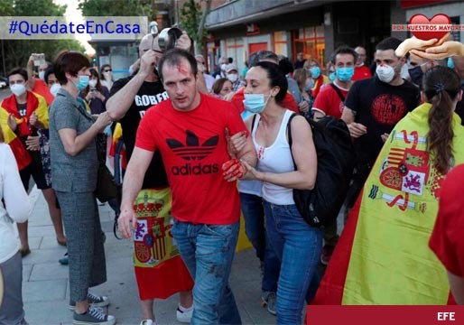 La violencia llega a las calles de Madrid