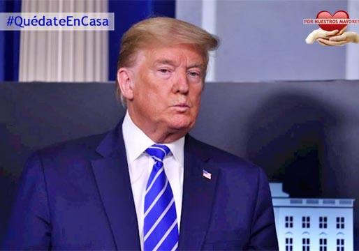 Trump siente vergüenza por usar mascarilla ante la prensa