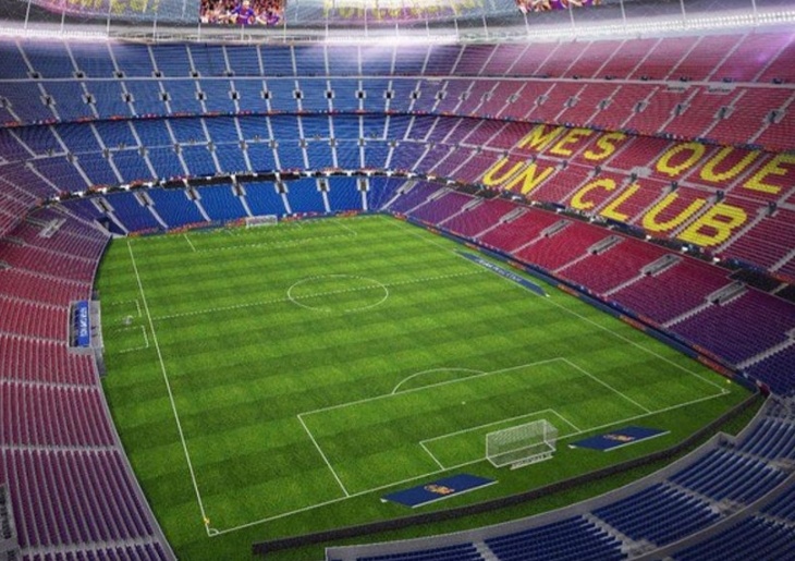 La constructora de Florentino Pérez, dispuesta a realizar la reforma del Camp Nou