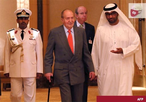 El Rey Don Juan Carlos está en Emiratos Árabes