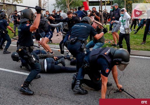 Cargas policiales: era una manifestación por la sanidad pública en la Asamblea de Madrid