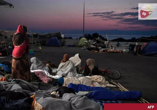Grecia reacciona ahora ante los incendios que devastaron los campamentos de refugiados de Lesbos