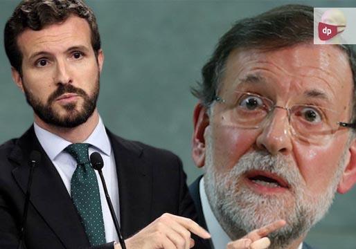 La patada de Casado a Mariano Rajoy