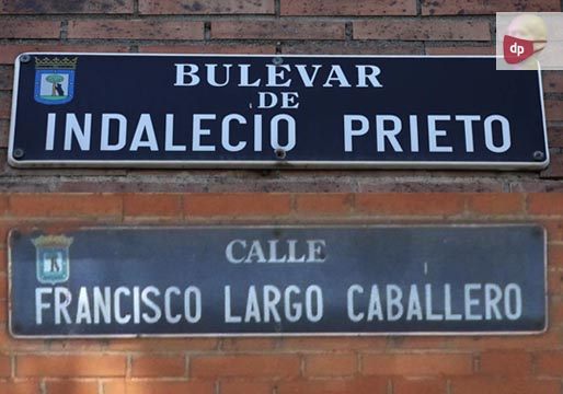 La Fundación Socialdemócrata demandará al Ayuntamiento de Madrid por la retirada del nombre de las calles de Indalecio Prieto y Francisco Largo Caballero