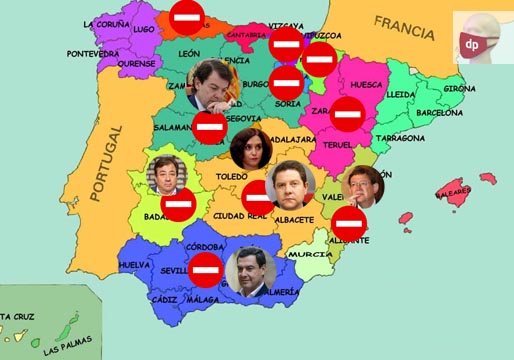 Los presidentes de las Comunidades Autónomas piden cerrar Madrid
