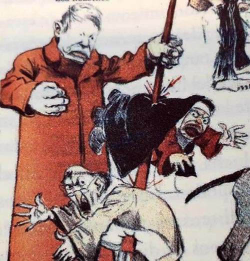 Galdós anticlerical, revista Don Quijote, 1902.