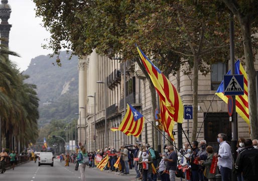 El 50% de los catalanes, contra la independencia y el 45%, a favor