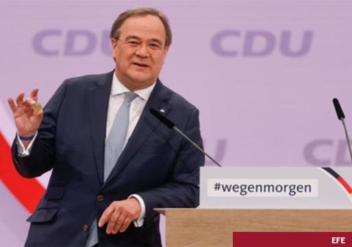 Armin Lachet sustituye a Ángela Merkel como presidente de la CDU