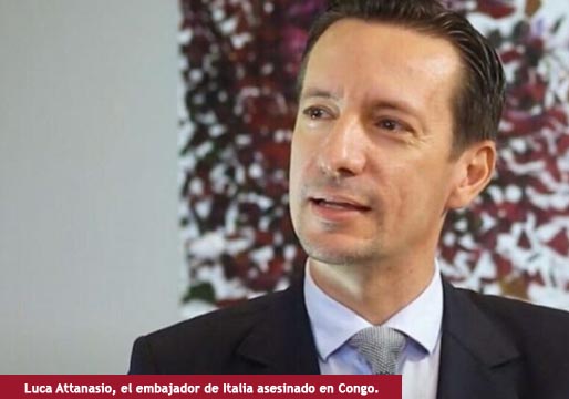 Asesinan al embajador de Italia en el Congo