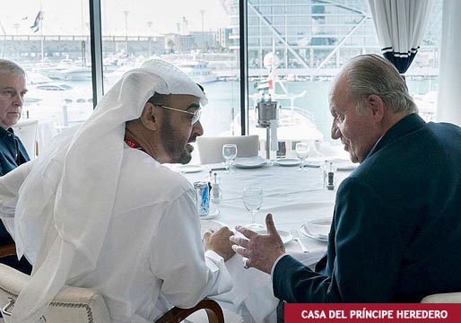 Juan Carlos I se vacuna en Abu Dabi