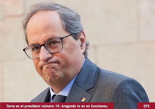 Los últimos presidentes de la Generalitat