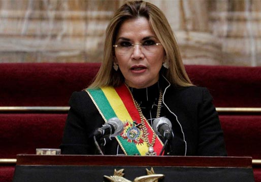 La expresidenta de Bolivia, en huelga de hambre