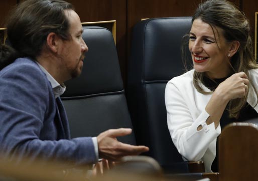 Pablo Iglesias designa a dedo a Yolanda Díaz como su sucesora