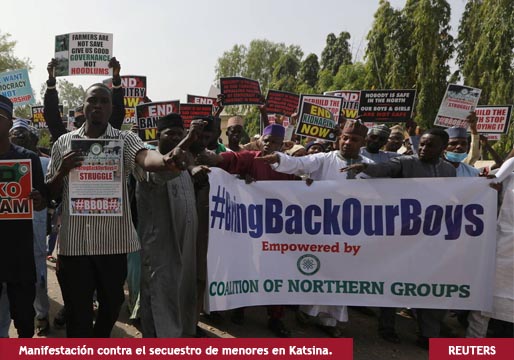 Secuestran a más de 60 niños y mujeres en Nigeria