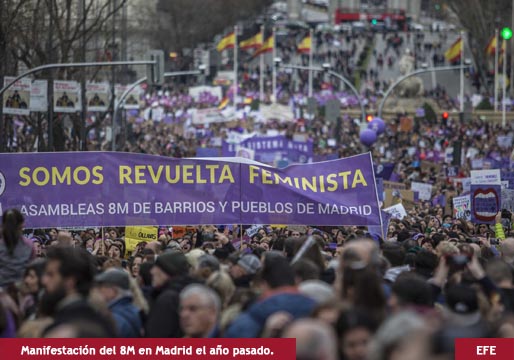 UGT, CCOO, Más Madrid, Podemos e IU exigen una rectificación al delegado del Gobierno y que autorice las movilizaciones del 8M
