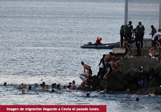 Muere un migrante en el puerto de Ceuta