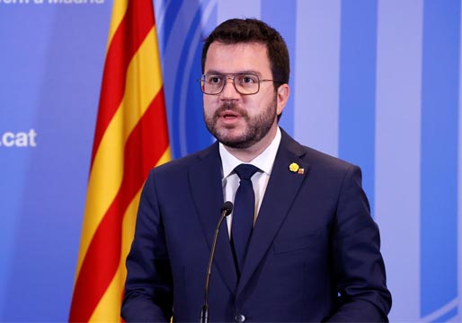 Aragonès anuncia a Sánchez que pedirá la autodeterminación