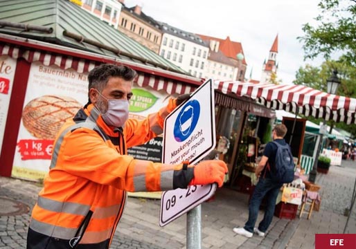 Alemania: la incidencia semanal de contagios llega al centenar