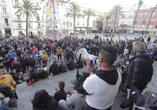 Cuatro días de huelga del metal de Cádiz