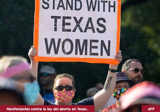 La ley que prohíbe el aborto en Texas es “inconstitucional”