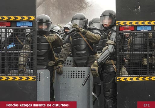 Kazajistán: las protestas dejan ya al menos 40 muertos