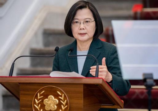 La presidente de Taiwán advierte a China
