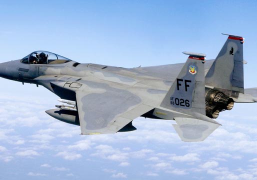 Ocho cazas F-15 de EEUU llegan a Polonia