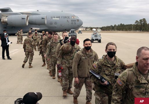Un primer contingente militar de EEUU llega a Polonia