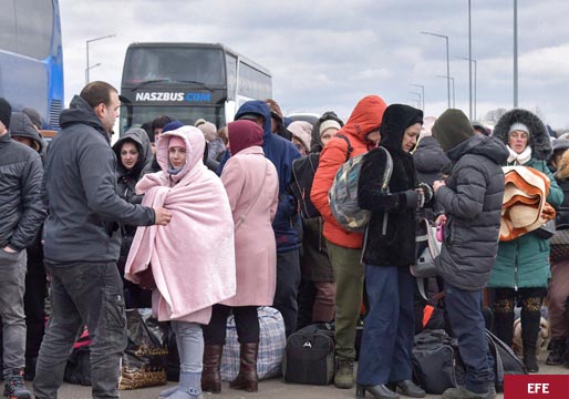 El número de refugiados ucranianos podría llegar a más 8 millones