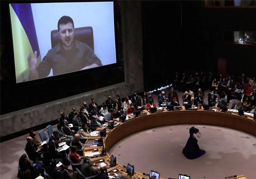 Zelenski, ante la ONU