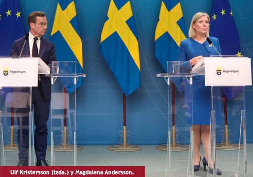 También Suecia pide formalmente entrar en la OTAN