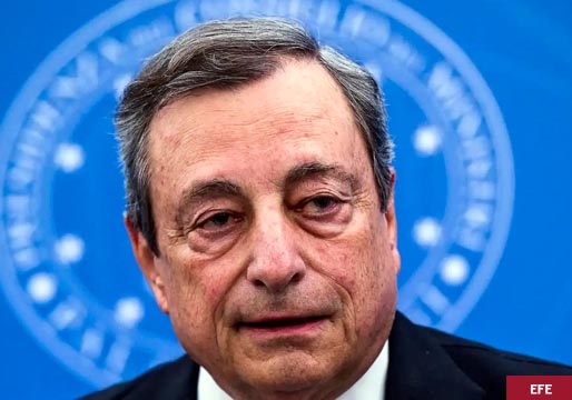 Draghi dimite, pero Mattarella lo rechaza