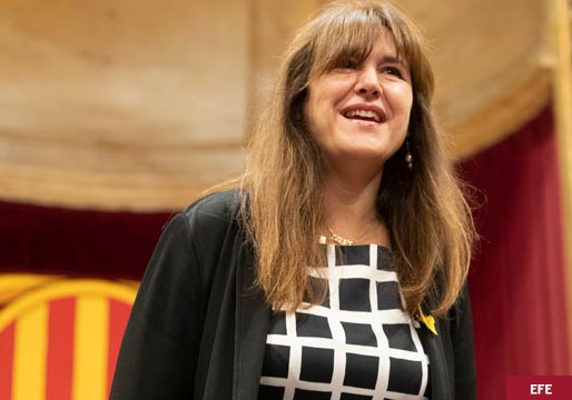 Laura Borràs, suspendida como presidenta del Parlament