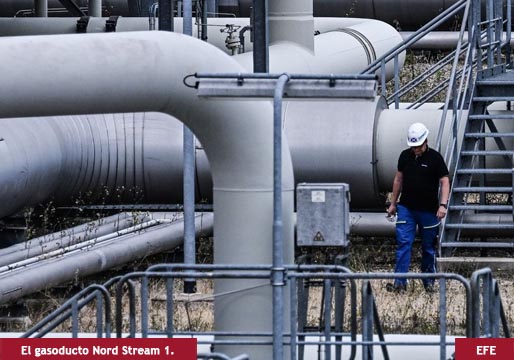Rusia vuelve a reducir el suministro por el Nord Stream 1