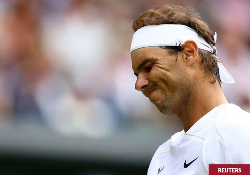 Un gran Nadal se retira de Wimbledon