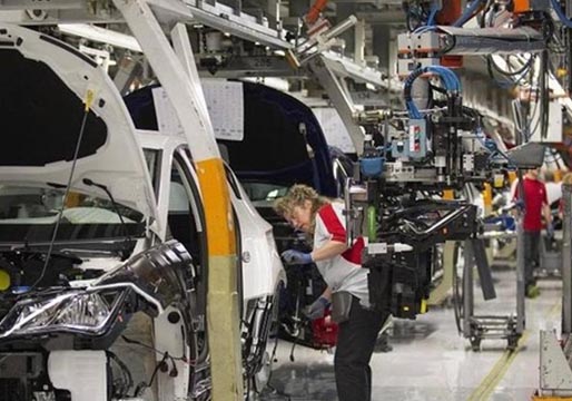 La producción industrial escaló un 6,4% en junio