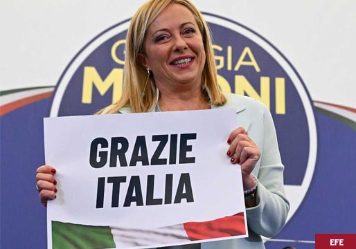 Elecciones italianas: Meloni, la primera mujer que gobierne Italia