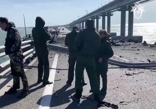 Detenidas ocho personas por el suceso del puente de Kerch