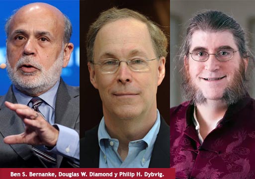 El Nobel de Economía, para Bernanke, Diamond y Dybvig