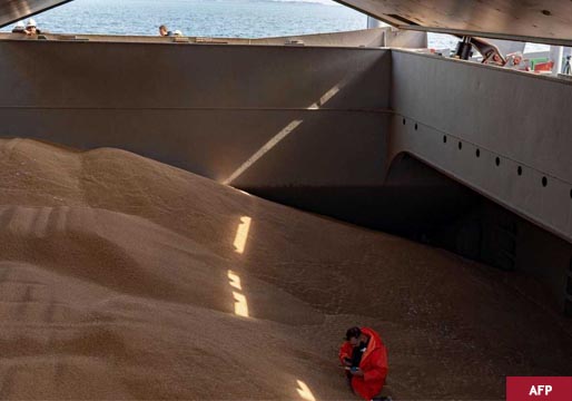 La exportación de grano continúa pese a la suspensión rusa