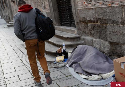 Un tercio de las personas, en riesgo de pobreza en España