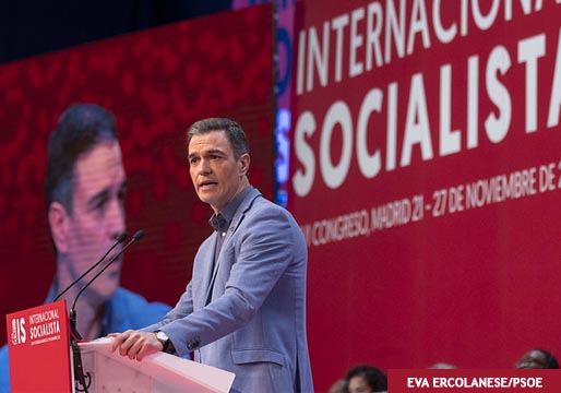 Sánchez clausura el Congreso de la Internacional Socialista